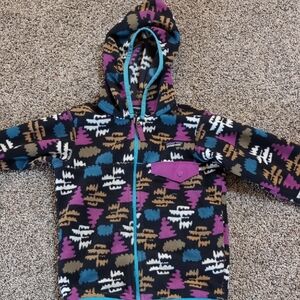 Kids Patterned Hoodie - Multicolor